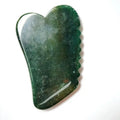 HZ Royal Indian Agate Gua Sha Jade Indian Agate Stone Face Board Tool Pink Heart Shaped Skin Massager