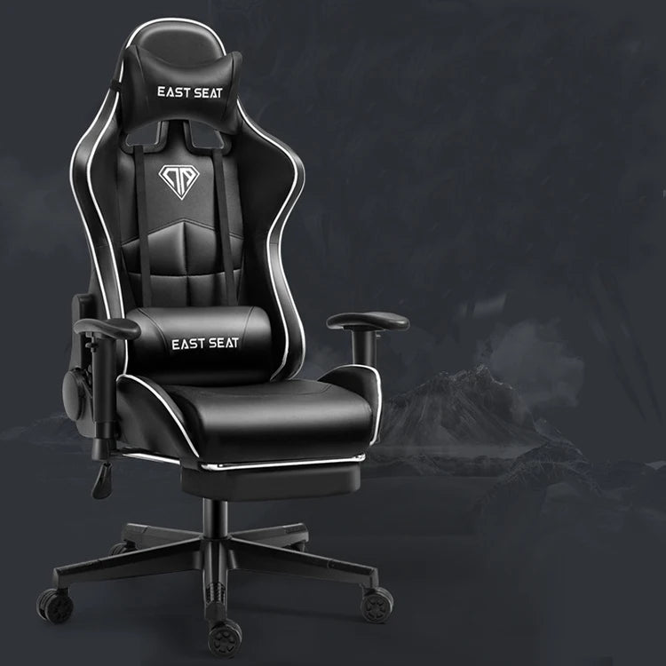 Modern Gaming Computer Chair Home Lifting Rotating Office Game Chair Ergonomic Sports Swivel Chair with Pulley