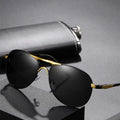 2023 Double Bridge Sunglasses Aviation Big Frame Polarized UV 400 Sunglasses Men Women Retro Eye Glass Frames