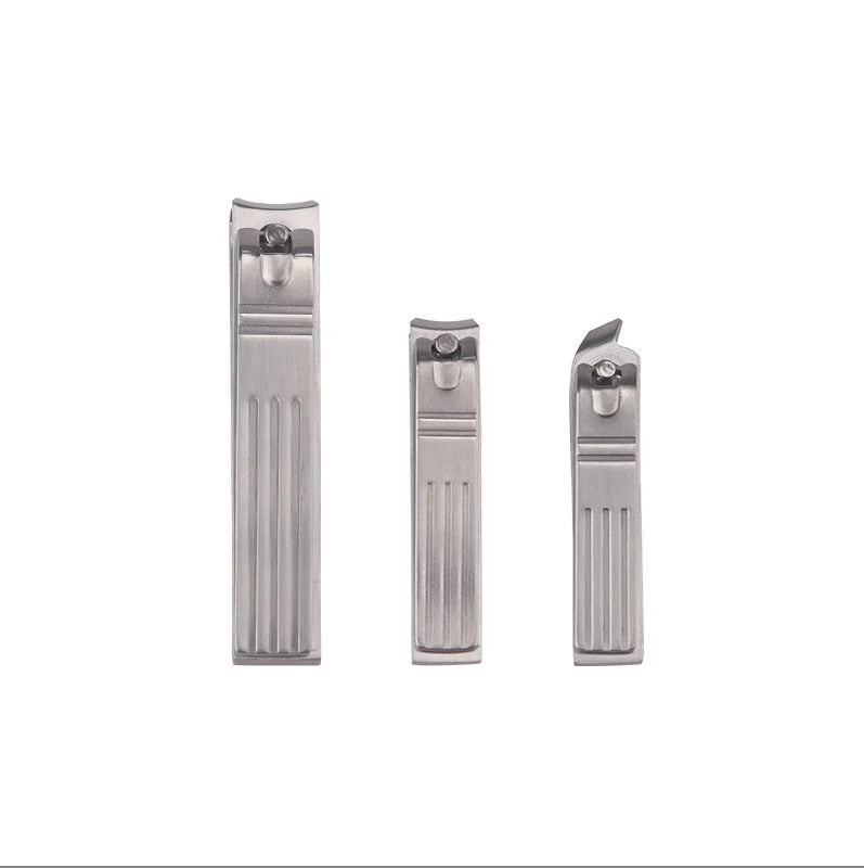 Factory Wholesale Little Star Q037 Silver Satin Finish Nail Clipper Pattern Handle Durable Stainless Steel Beauty Tool for