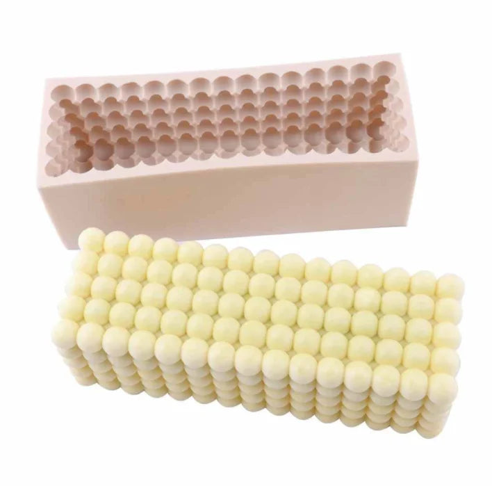 2024 New Arrivals 3D Silicone Large 3 Wicks  Bubble Candle Mold for Candle Making