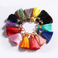 20mm DIY Thin Cotton Nylon Cord Tassel Pendant for Key Chain Cellphone Jewelry Backpack Bags Clothes Fiber Fringe Trim Tassels