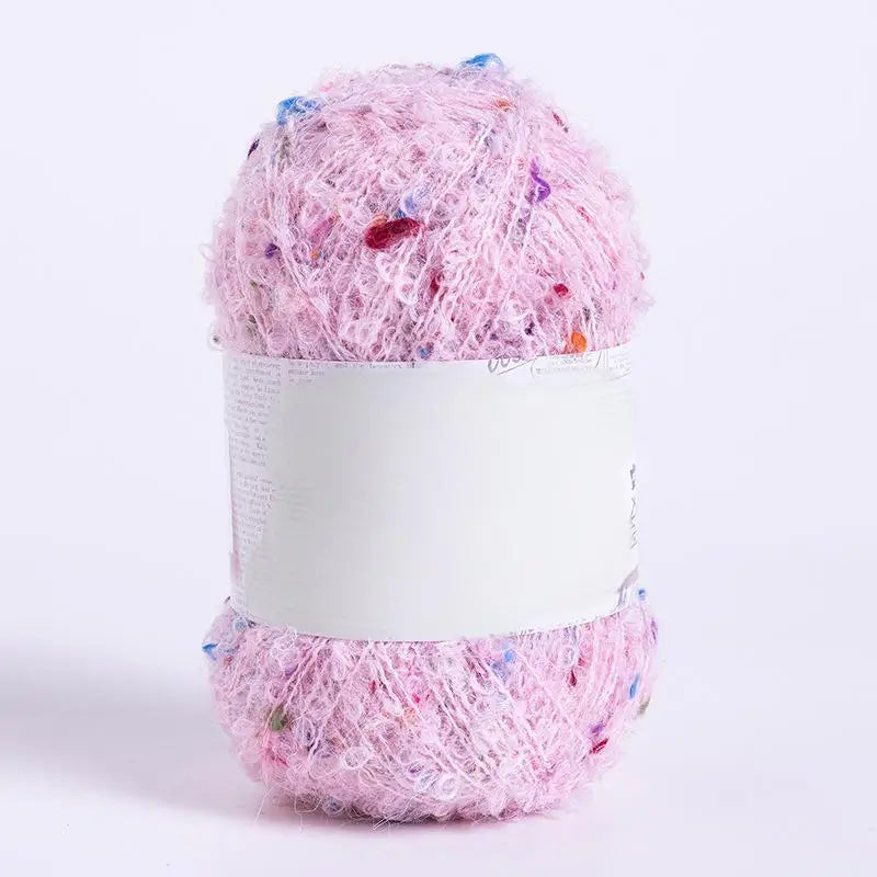 2025 New Design Wool Acrylic Polyester Fancy Loop Yarn for DIY Crocheting Knitting Sewing Embroidery Weaving-Dyed High Tenacity