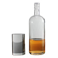Wholesale Hot Sale 750 ml Clear Empty High Flint Liquor Glass Bottle for Wine Whisky Screw Cap Vodka with Reasonable Price