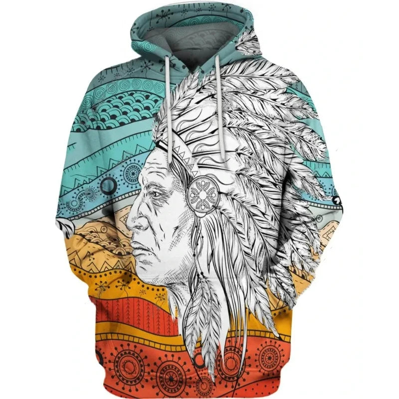 Fitspi Fashion Lovers Indian Men Hoodie Loose 3d Printed Hoodies Sweatshirts Streetwear Wholesale