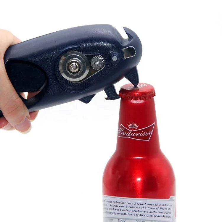 Professional Multi-function 8 in 1 Hand Can Opener Jar Gripper Bar Tool Creative Stainless Steel Manual Beeer Bottle Opener