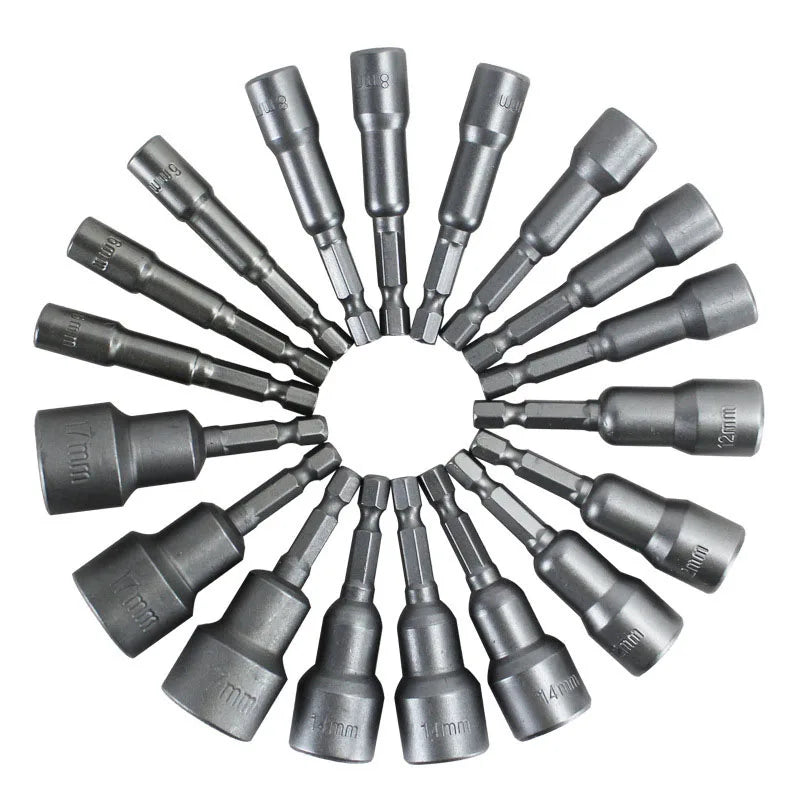 Electric Drill Accessories Rechargeable Drill Blower Electric Screwdriver Socket Hexagonal Magnetic Socket Set