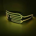 LED Shutter Flashing Glasses Led Light up Usb Charged Party Sunglasses Various Colors Choosing