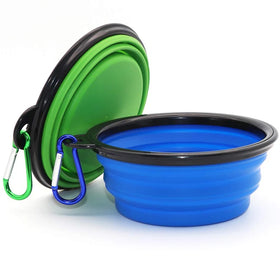 Pet Foldable Bowl Customized Color Logo Wholesale Silicone Dog Travel Bowl Dog Feeder Bowl