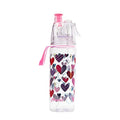 Cute Summer Cooling Spray Straw 500ml Water Bottle Large Portable Children's Plastic Cup