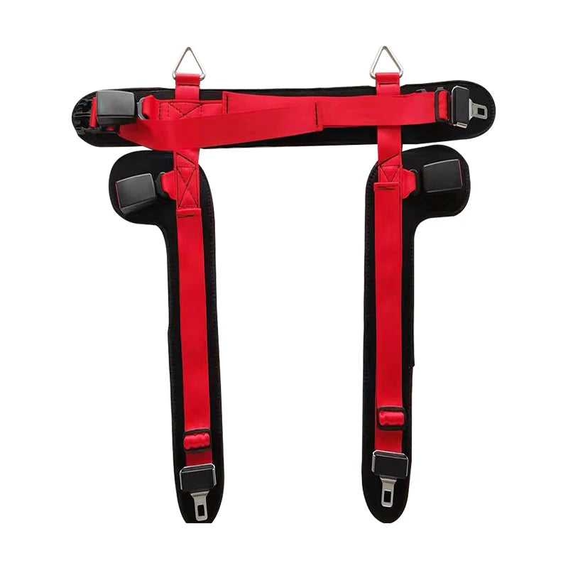 Safety Belt  for Bungee Jumping  Trampoline Accessories Bungee Harness with Waist Buckle Leg Hook for Children and Adults