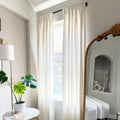 Adjustable Modern Pleated Heavy Fabric Curtains Custom Blackout  Curtains for Living Room Ready Made Products