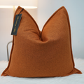 Wholesale 20*20" 26*26" Hotel Home Sofa Cushion Covers Linen Cotton Customized Brand Pillow case in Stock