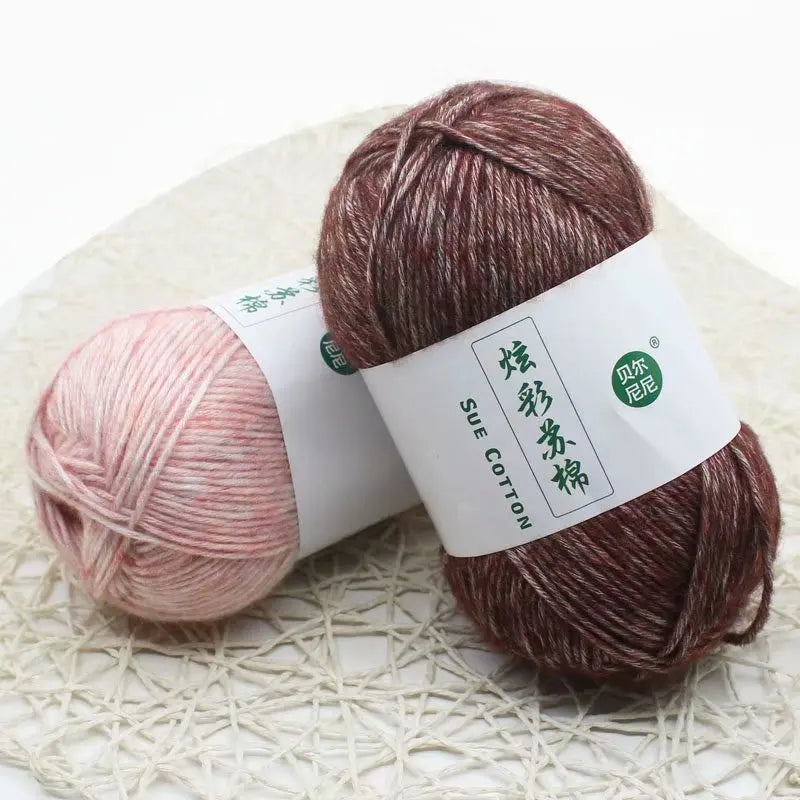 Wholesale 100g Thread Soft Spray Dyeing Yarn Blend Acrylic Yarn for Knitting Sweater Cardigans