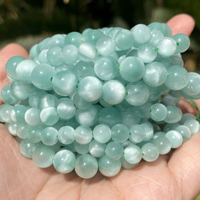 Factory Price Natural Malachite Angel Stone Loose Spacer Beads for Jewelry Making DIY Bracelet Handmade