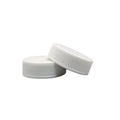 Luzernpackaging 38/410 Plastic White PP Lace Matte Non-Spill Hand Push Pull Screw Bottle Cap Heat Induction Liner Bottles