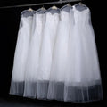 Stock Dustproof Covers Bride Gown Storage Bags Clothing Protector Transparent Organza Cover Wedding Dress Organza Garment Bags