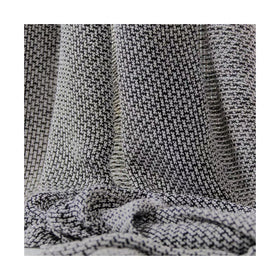 M&Y Home Online Factory Hot Sale Luxury Linen Style Jacquard Sheer Living Room Window Curtain Cloth