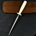 8-Inch Sharpening Steel Knife Sharpener Honing Rod Regular Cut Knife Sharpening Steel