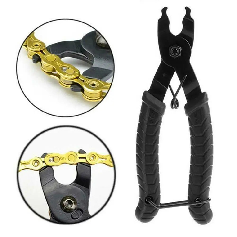 Bicycle Link Chain Pliers Bike Buckle Hand Steel Portable Mini Quick Release Remover Clamp Tool for Road Bike MTB Magic Button