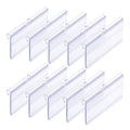 Wholesale Clear Plastic Bin Clips Label Holders PVC Basket Label Clips on Basket Label 2.4"L X 1.65"W
