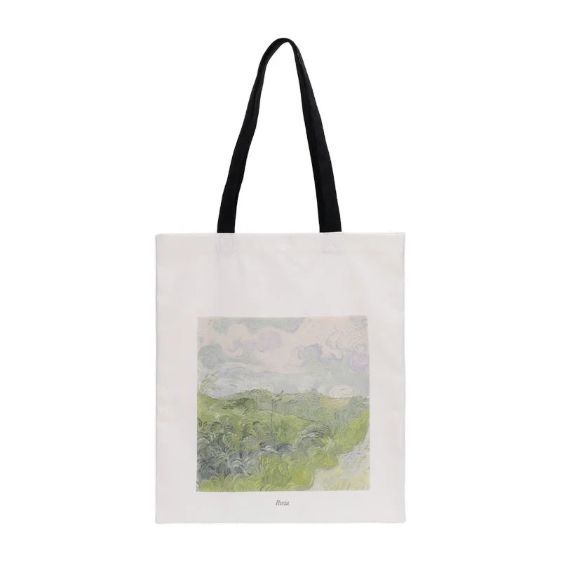 Wholesale Manufacturer Custom Print Eco Friendly Graphic Reusable Cotton Book Shopping Tote Bag Canvas With Logo