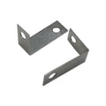 Heavy Duty 9x27mm 15x25mm Universal Silver Zinc Plated Iron L-Shaped Right Angle Triangle Bracket Connector for Picture Frame