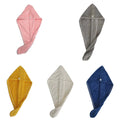 Wholesale Soft Microfiber Hair Towel Wrap for Women Coral Fleece Super Absorbent Quick Dry Hair Turban for Drying Long Hair