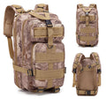 Tan Color Molle Camouflage Shoulder Bag Outdoor Sports Backpack