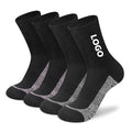 Breathable Knitted Gym Athletic Sock Customized Cotton Workout Sock Running Sport Sock Custom Logo