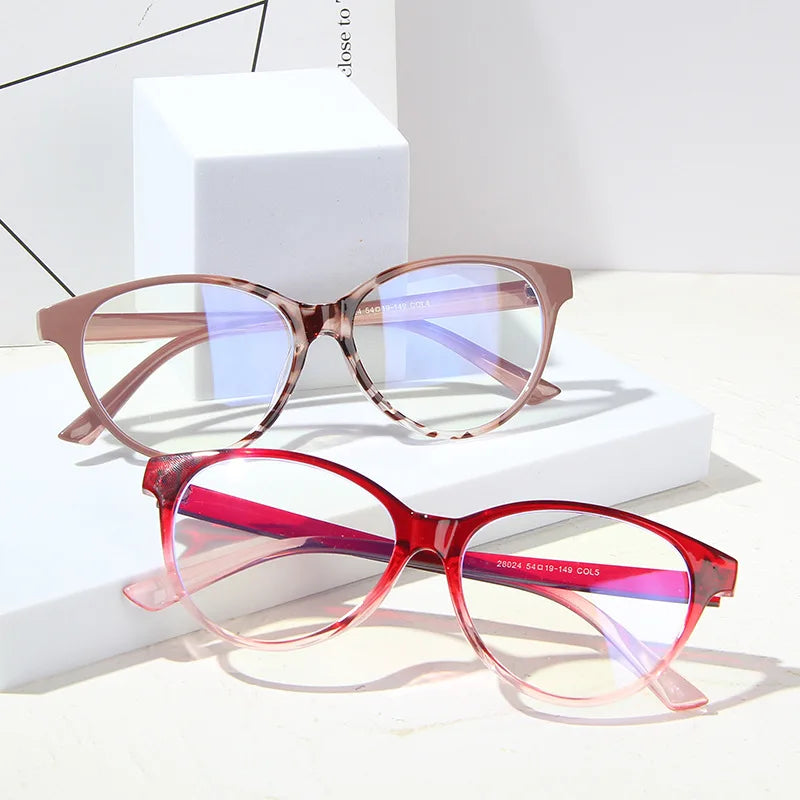38024 Blue Light Blocking Glasses 2022 Women Oversized Eyeglasses Anti Blue Light Computer Glasses Men Eyewear Spectacle