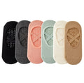 Wholesales White and pink  Women's  Grip Ankle Pilates Yoga Non-Slip Crew Socks Criss-cross Grip Socks for Summer
