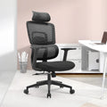Contemporary Ergonomic High Back Swivel Office Chair Mesh Back Adjustable Headrest for Office Chair