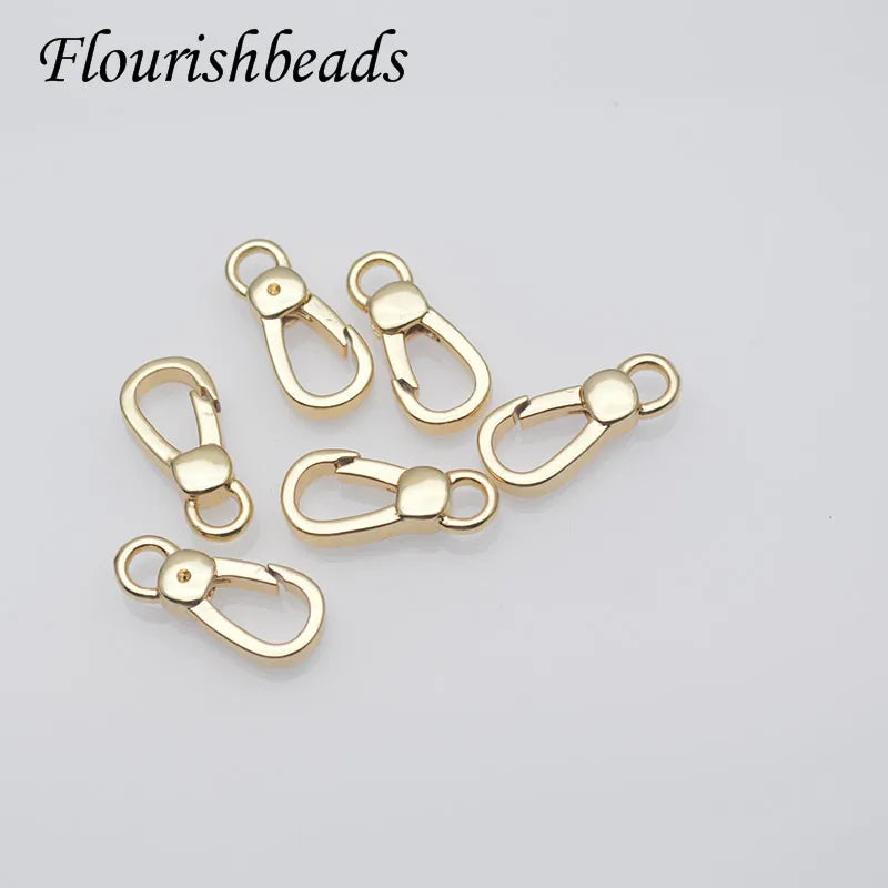 Wholesale Gold Plated Lamp Shape Lobster Clasp Charms Connector for Necklaces Making
