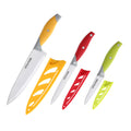 3PCS Stainless Steel Kitchen Chef Utility Paring Knife Set with Protective Cover