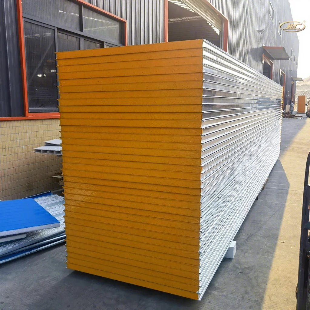 Industrial Building House 100mm Waterproof Second Hand Price Eps Modern European Homes 100mm Spain Sandwich Panel Roofing