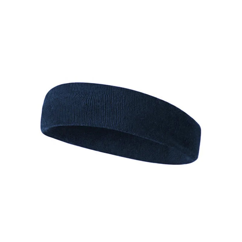 Headband Wholesale Cotton Fashion Fitness Solid Color Sports Sweatband Headbands for Men Women
