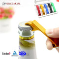 Customized LOGO COLOR Promotion Multi Function Aluminium Alloy Key Chain Beer Bottle Opener