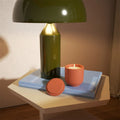 Nicole Handmade Column Candle Jar Holder Molds Concrete Cement Candle Vessel Silicone Resin Mould