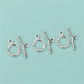 925 Sterling Silver Gold Plated Jewelry Accessories Unique Thai Silver OT Toggle Clasp for Diy Jewelry Making