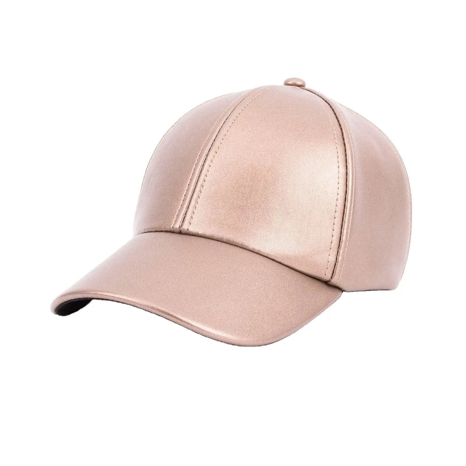 Unisex Embroidered Baseball Cap High-End 6-Panel Design Solid Satin Baseball Hat Sporty Dobby Digital Printing Logo Baseball Hat