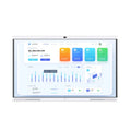 75 Inch Interactive Whiteboard 3840x2160 Resolution 10 Point IR Touch Screen LCD Panel with Zoom Call Function