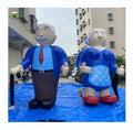 AIRFUN Large Inflatable Sarah and Abraham Cartoons