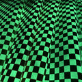 Plaid Pattern Square Grain Luminous Glow in the Dark Waterproof Reflective PU Leather for Shoes Bags Furniture Decorative Sofa