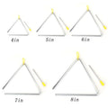 4-Inch Metal Triangle Toy Musical Instrument Percussion Instrument