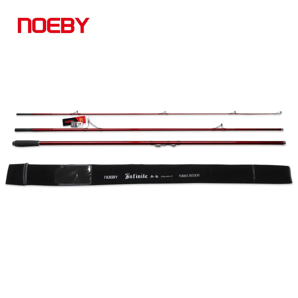 Noeby 14'0" Surf Spinning Fishing Rods Rockfishing Rod Surf Rod Japan Fuji Guide Spinning Canne Long Casting Fish Pole