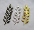 Leaf Filigree 21x64mm Plated Brass Findings DIY Crafts Supply