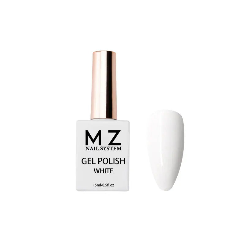 Wholesale 15ml Bottles Private Label Color Uv Gel Nail Polish Super White and Super Black Gel Polish