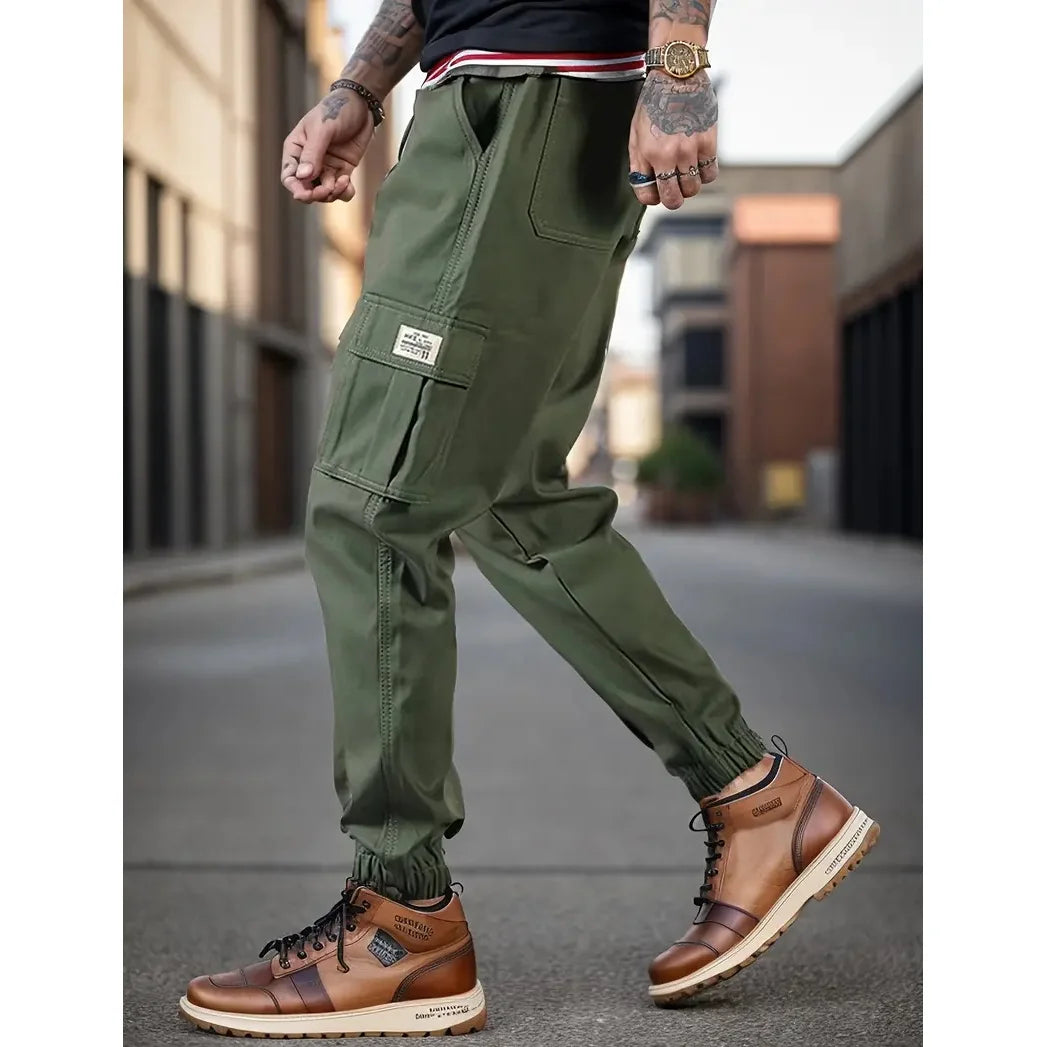 Best Selling Customized Men's Casual Cargo Pants Streetwear Multi Pocket Men Joggers Pants New Fashionable Men's Pants