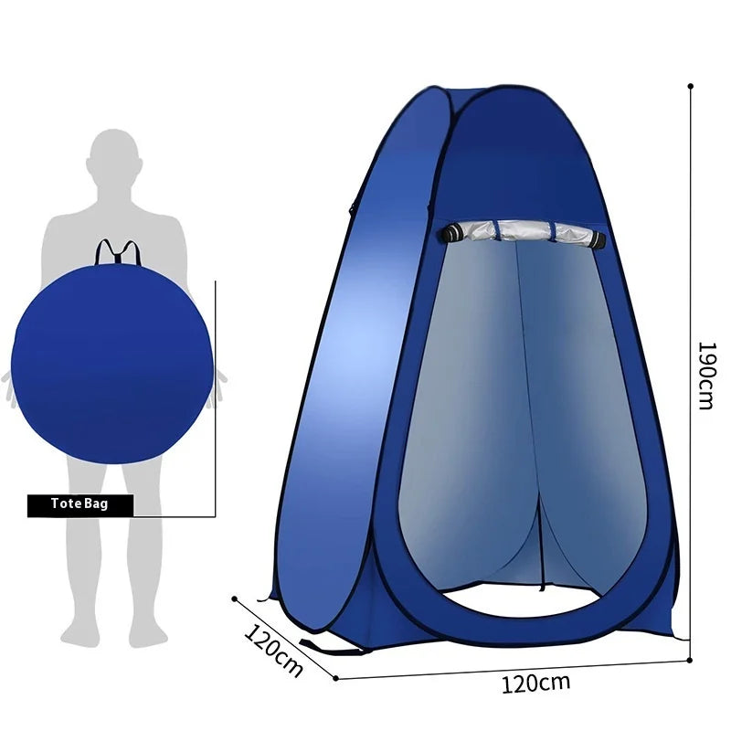 NatureGo Portable Four-Season One-Bedroom Camping Shower Tent 1000-1500mm Waterproofing Outdoor Mobile Toilet Room Carry Bag for